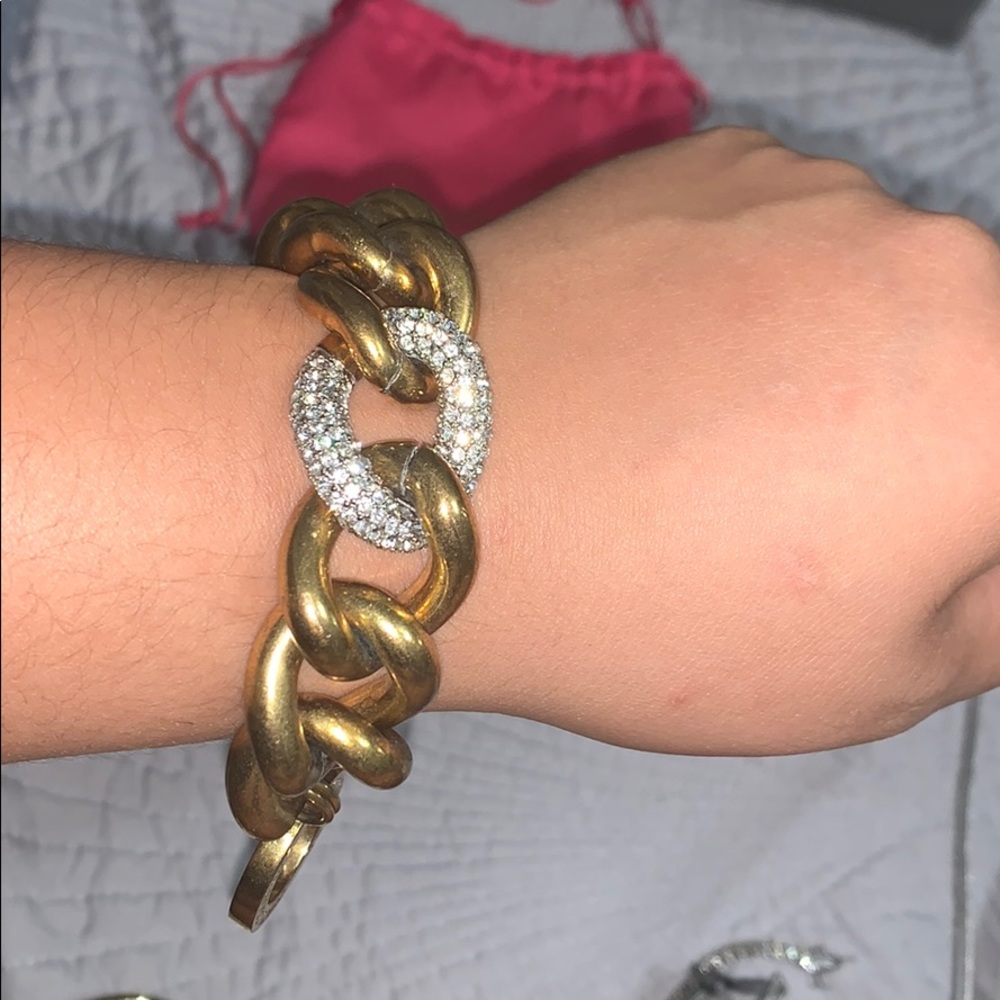 Juicy Couture chain link bracelet gold